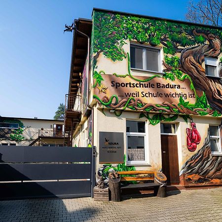 Apartment Black Der Sportschule Badura Leipzig Exteriör bild